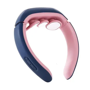 

USB Rechargeable Neck Massager Shoulder Massager Heating Low Frequency Therapy Pulse Pain Relief Tool Health Care Relaxation