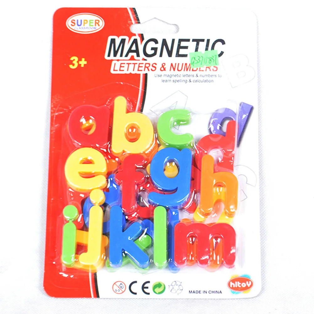  3D Kids Letters And Numbers Magnetic Toy Fridge Magnets Early Education Stickers Plastic Teaching A - 4000099898238