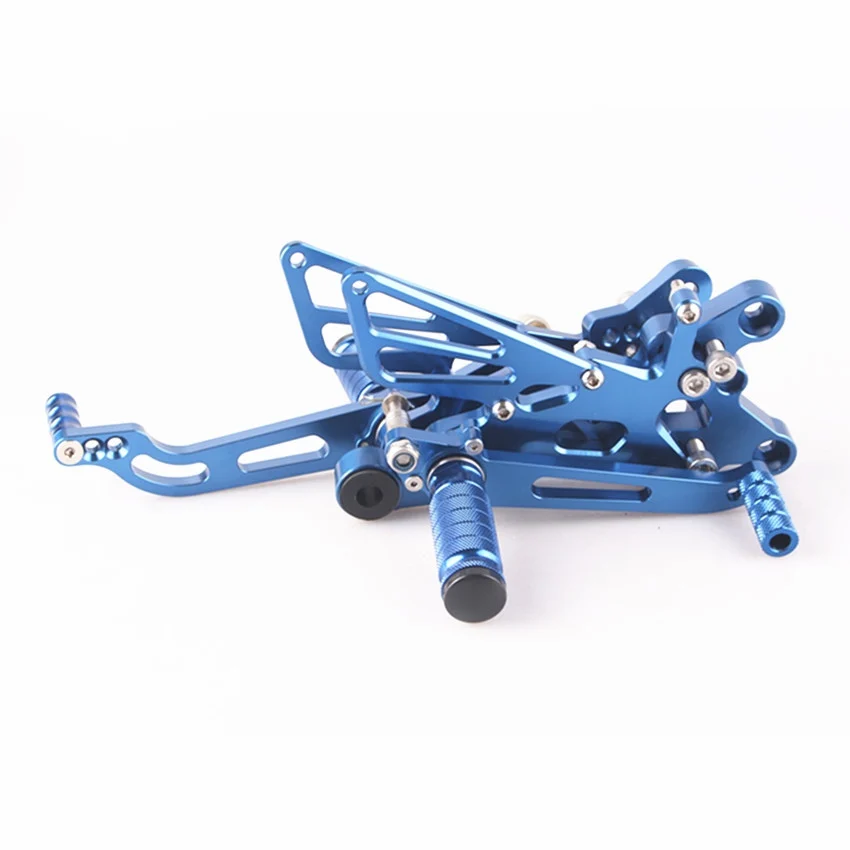 CNC регулируемые Задние подножки алюминиевый мотоцикл для Yamaha YZF R6 2006-2010 2007 2008 2008 2009 синий