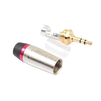 

5Pcs Gold Plated 3.5mm Jack R Connector 3 Pole Stereo Plug DIY Headset Adapter D08A