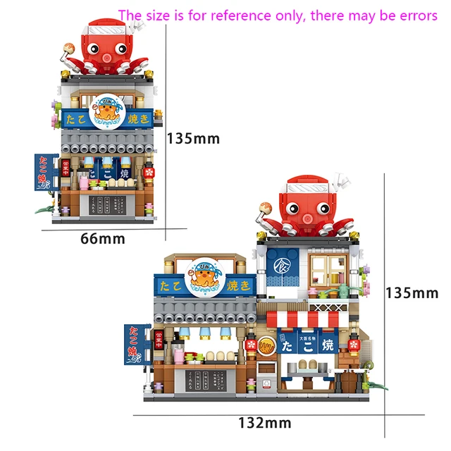 New LOZ Diamond Mini City street Blocks Toys Plastic Assembly Blocks Children Toy Educational DIY Architecture Model 1218 1219 5