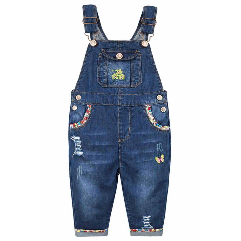 

0-4T Baby Girls Overalls Spring Infant Jeans Denim Bebe Girl Jumpsuits Toddler Clothes Cute Suspender Rompers Kids Clothing
