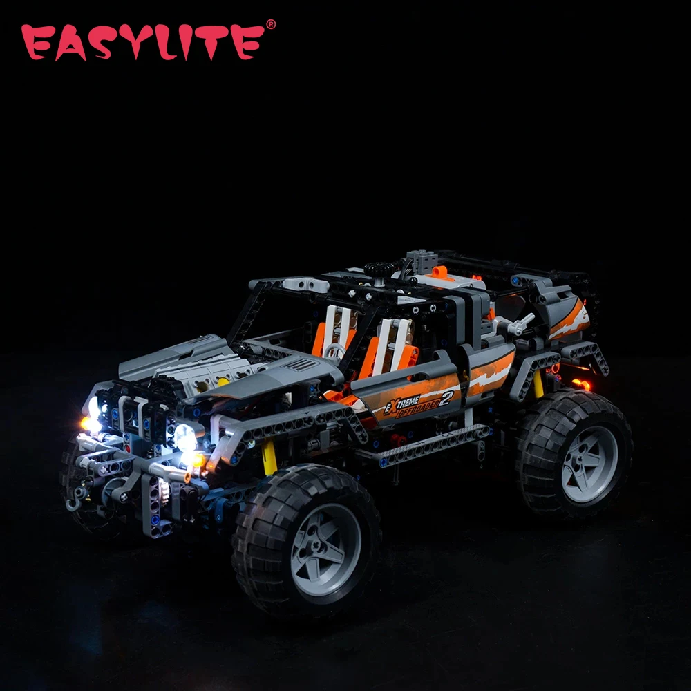 

EASYLITE LED Light Set For 8297 Off-Roader Motorized 4WD DIY Toys Blocks Bricks Only Lighting Kit Not Include Model