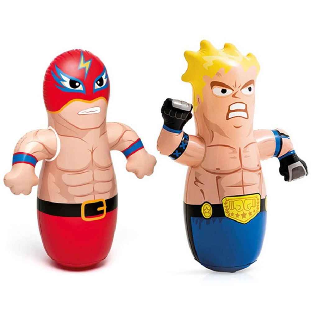 Boxing Inflatable Punching Bag Kids Tumbler Children Games Sport Toys For Boys Girls 5 6 7 8 9 10 Years |