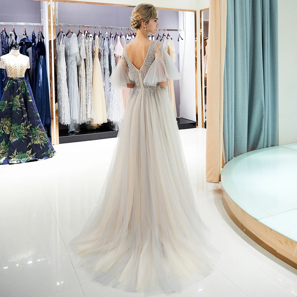 Robe De Soire, Новое поступление, вечерние платья, длинные, на молнии, Vestido, вечерние платья, реальные фотографии, CPS1157