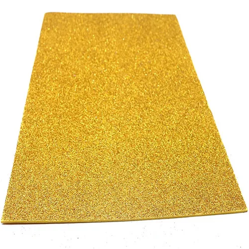 golden 10 листов 20X30 см блестящая пенопластовая бумага блестящая бумага для детского рукоделия крафт бумага-вырезанный материал для скрапбукинга украшения EVA бумага - Цвет: golden