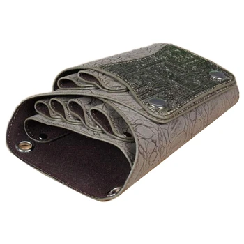 

Scissors Bag Genuine Leather Hair Care Tools Salon Barber Tooled Toolkit Hairdressing Pockets Hairstylist Pouch Bags