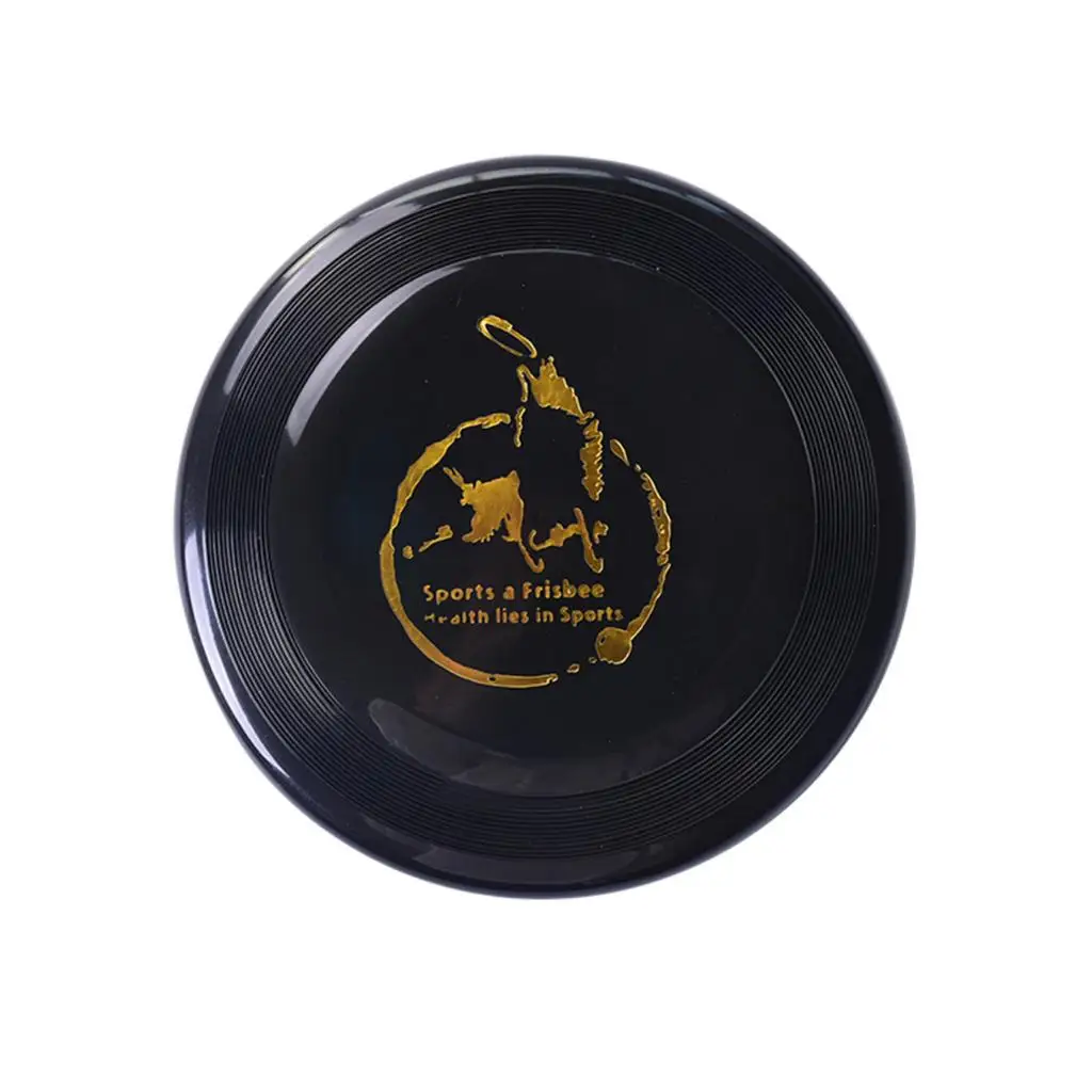 Sports Beach Throwing Catching Flying Disc for kids Teens Adult  Black