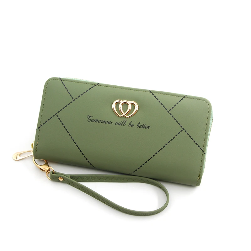 Женский Длинный кожаный бумажник porte monaie femme domppet кошельки carteira slim carteras para mujer billetera porte feuille2019
