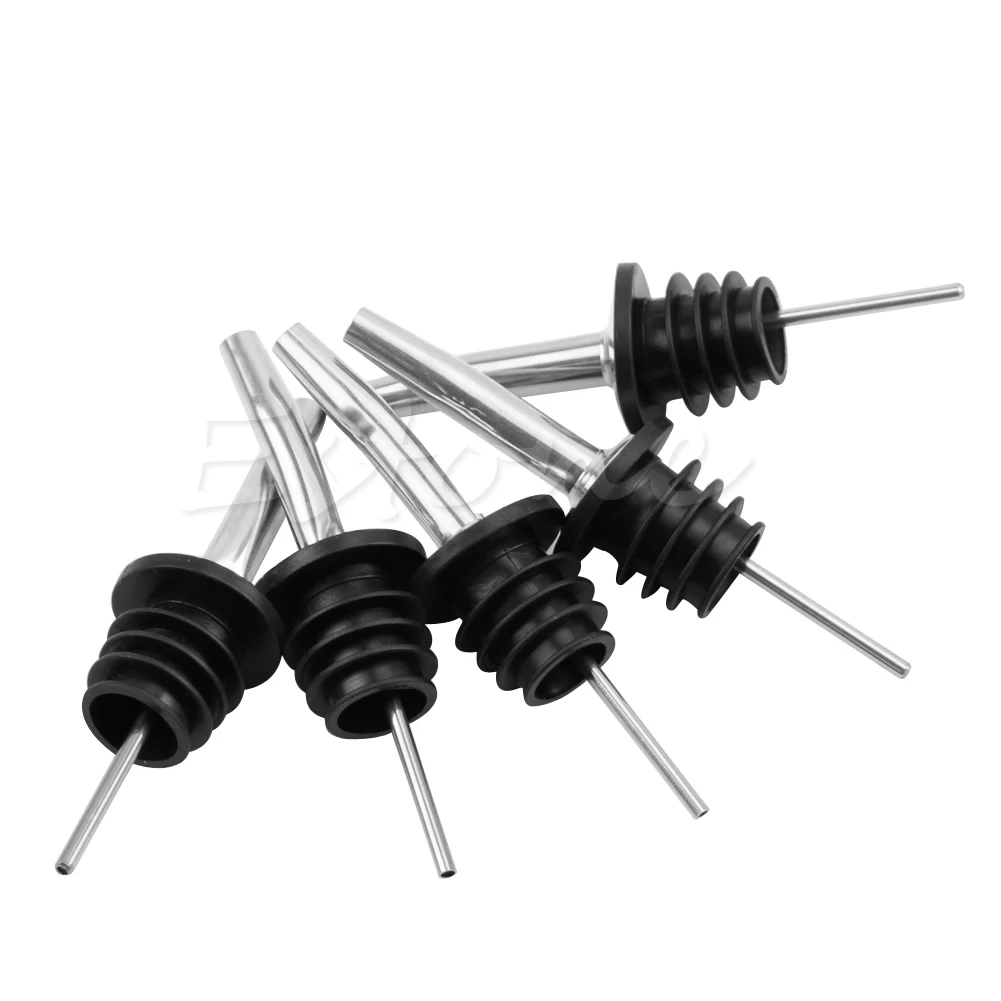 1X ликер Спирит Pourer Free Flow бутылка вина Pour Spout пробка из нержавеющей стали