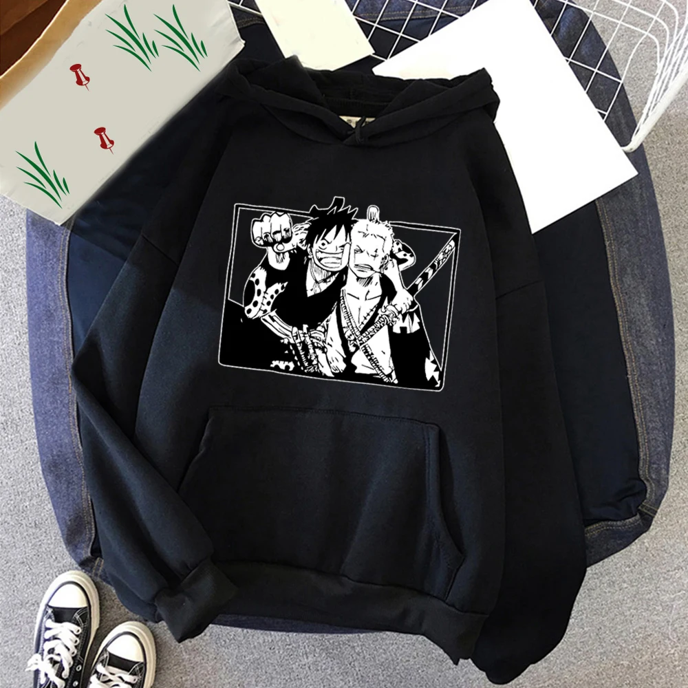 One Piece Hoodie Zoro und Ruffy