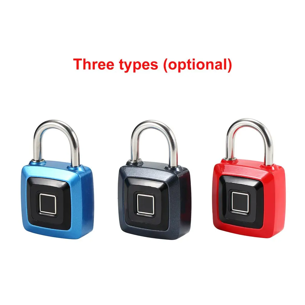 BT Smart Fingerprint Padlock Keyless USB Rechargeable Quick Unlock Door Lock Metal Self Developing Chip YH-G1