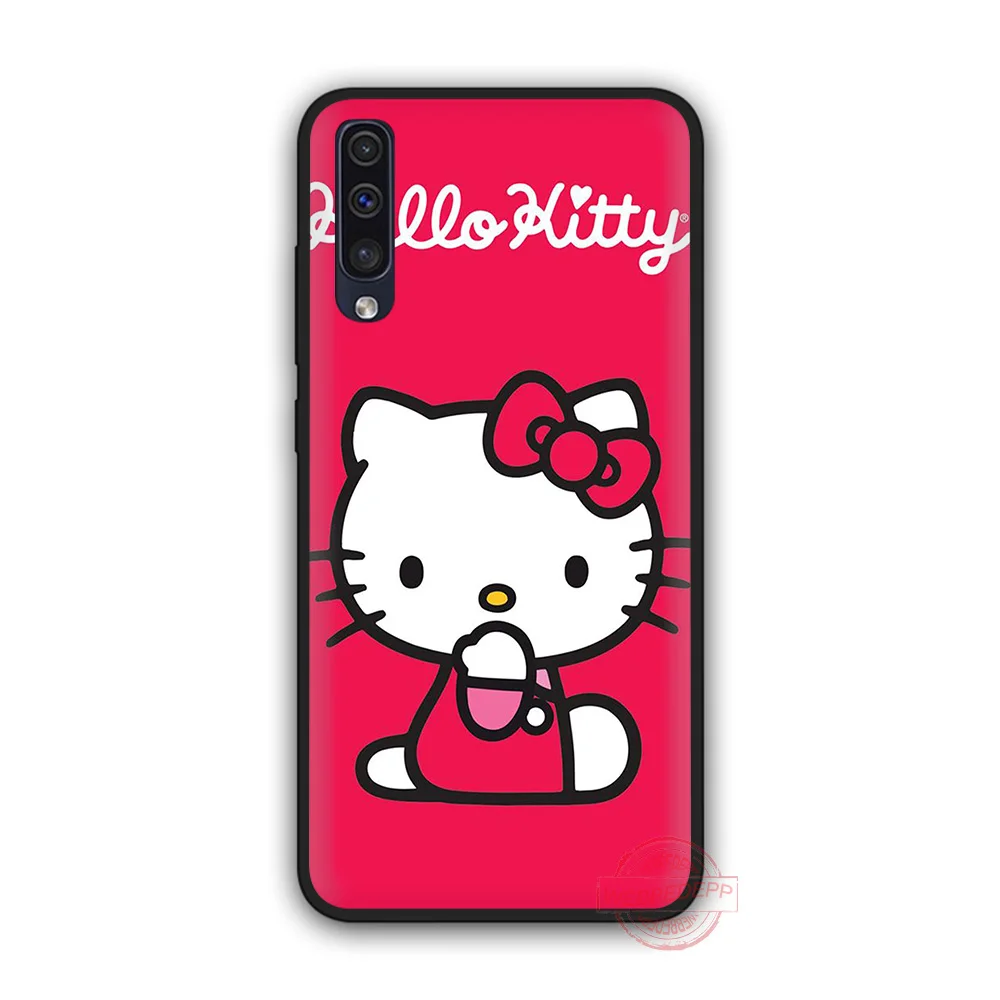 WEBBEDEPP Hello kitty Мягкий чехол для телефона для samsung A10S A6 7 8 9 A10 20 A40 A50 A60 A70S M10 M20 30 - Цвет: 9