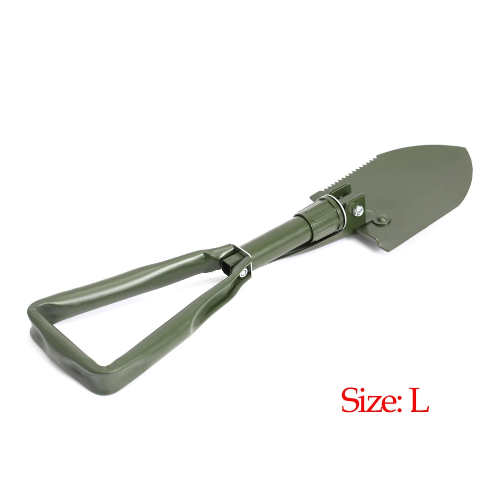 Folding Shovel Portable Outdoor Trowel Blade Survival Shovel Multifuntional Shovel for Camping Gardening Snow Removal