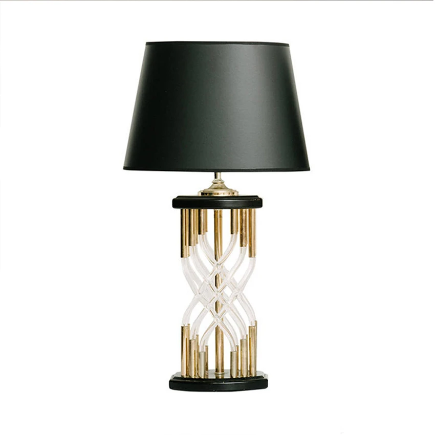 

Nordic Glass LED Table Lights American Designer Model Room Living Room Bedroom Study Lmaps Decorative Desk Lamp Kitchen Fixtures