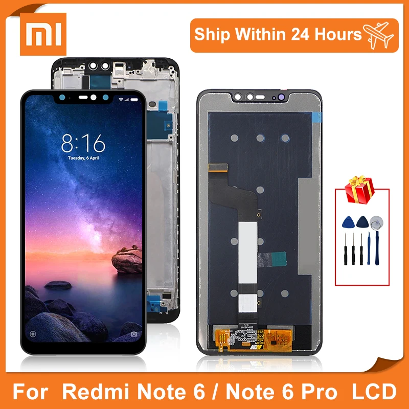 ЖК дисплей 6 26 дюйма для Xiaomi Redmi Note Pro сенсорный экран запасные части|Экраны
