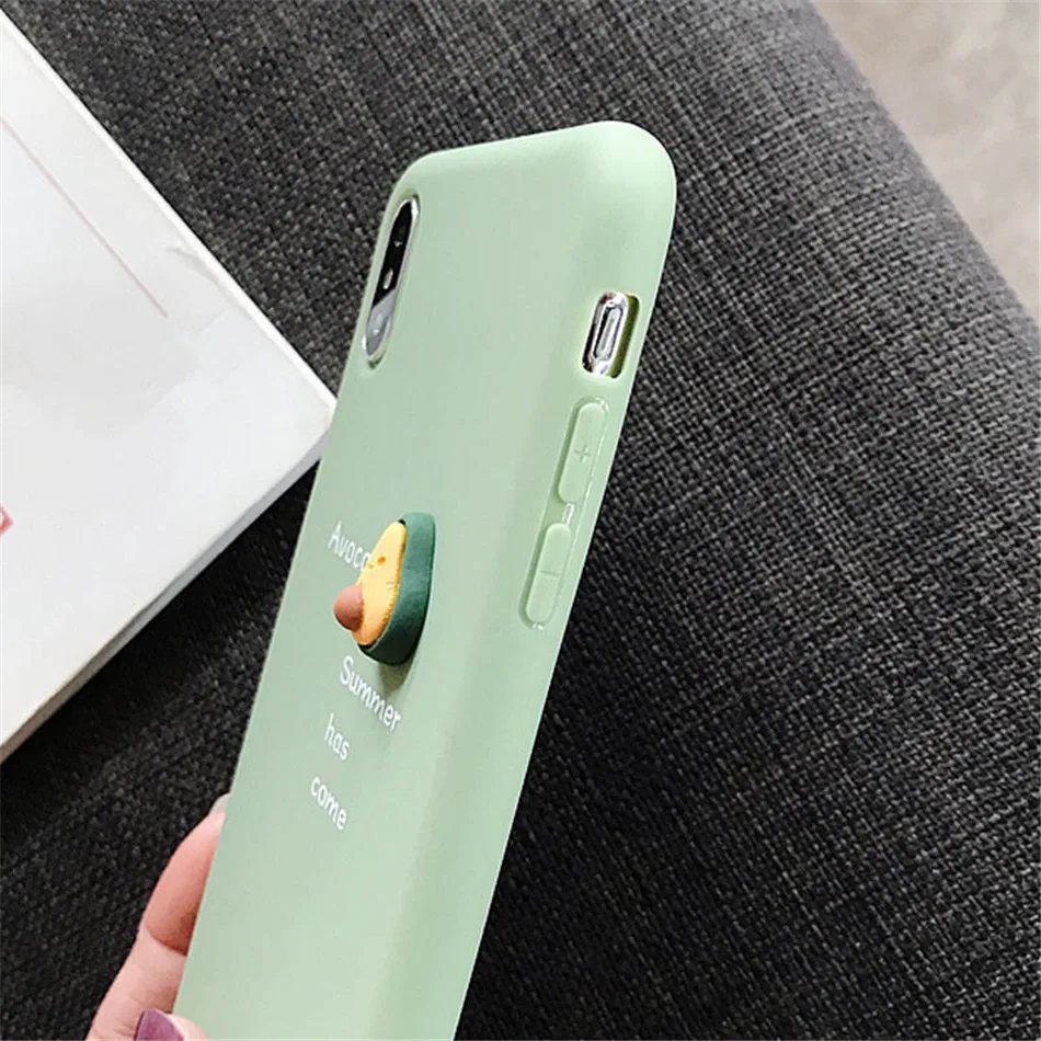 Lovebay милый 3D авокадо оранжевый чехол для телефона huawei Nova 5 Pro P20 P30 Pro mate 20 Honor 20 10 9X Мягкий ТПУ фрукты задняя крышка