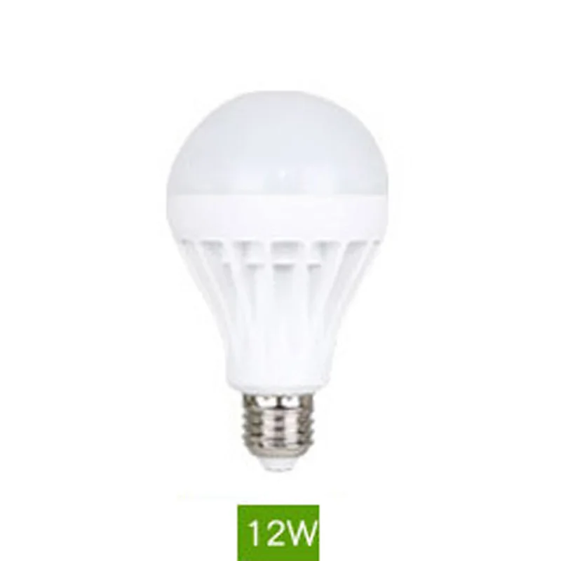 220V E27 Energy Saving LED Intelligent Emergency Bulb Lamp 5/7/9/12W 6000-6500K