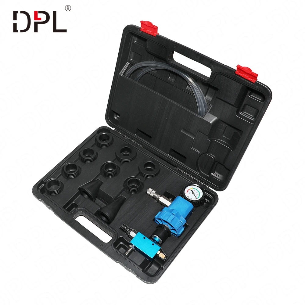 Upgraded Radiator Coolant Vacuum Refill & Purge Tool Kit for Car SUVS Light Trucks Cooling System Leak Test with 2 Cone Adaptor |