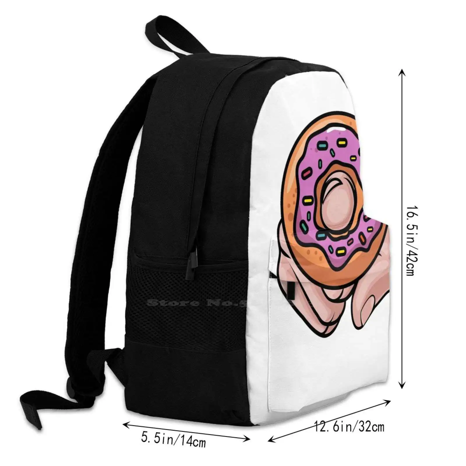 Donut Love Large Capacity Fashion Backpack Laptop Travel Bags Dirty Sex 18  Sex Xxx Dirty Sex 18 Sex Xxx Dirty Sex 18 Sex Xxx - AliExpress