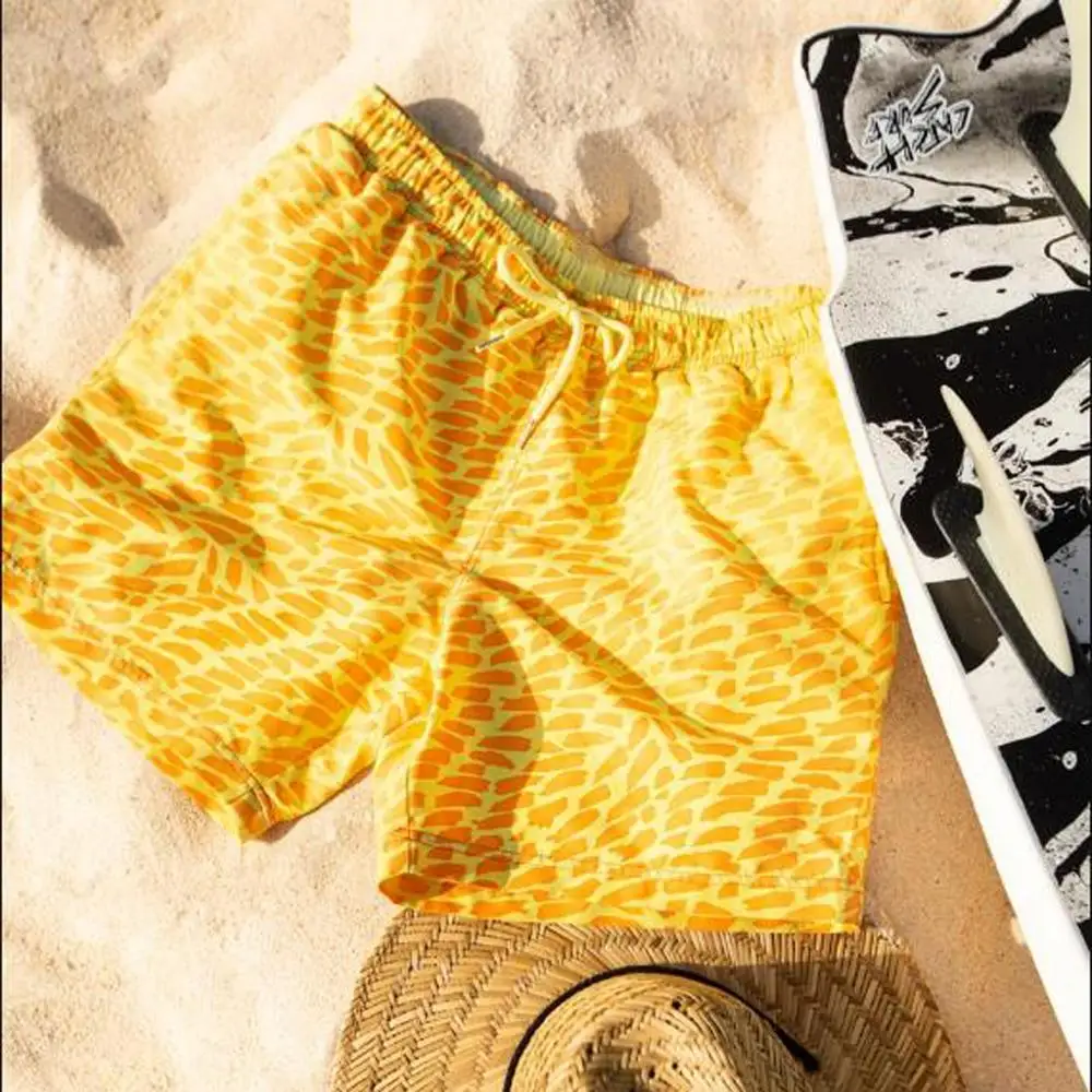 Color Swim Shorts Men Quick Dry Hot 