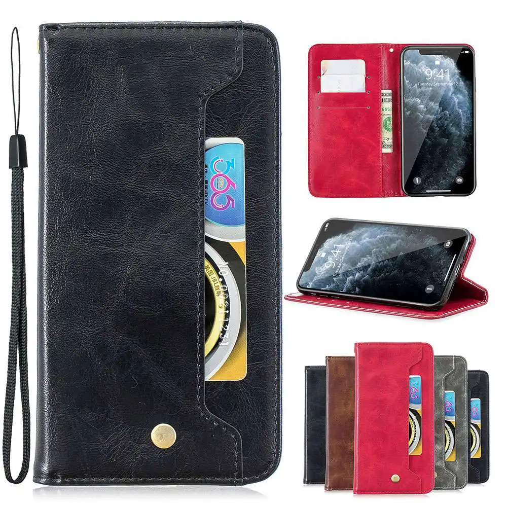 KISSCASE Luxury Leather Case for iPhone 11 Pro Max Magnetic Flip Cover For 6S 6 7 8 Plus X XS MAX XR Card Holder Fundas | Мобильные