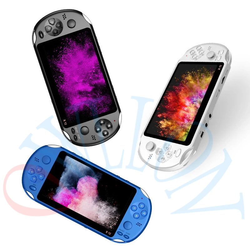 X12 портативная игровая консоль 8G 32/64/128 бит HD Цвет ЖК-дисплей Экран 3000+ игры малыш видео портативных игровых консолей Retro Портативный портативная игровая консоль на ТВ