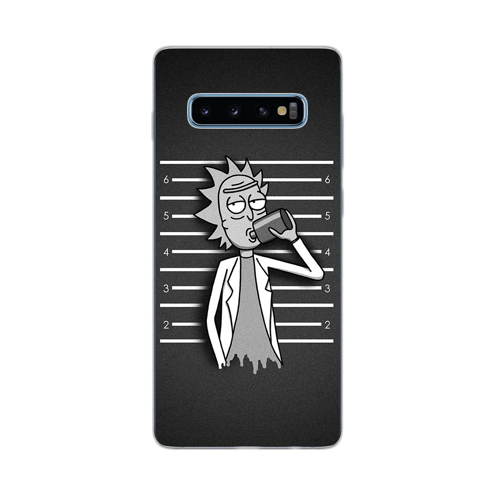 Чехол для телефона Rick and Morty с героями мультфильмов для Samsung Galaxy S8 S9 S10 Plus S6 S7 Edge S10E Note 8 Note 9 Note 10 Pro Cover Etui - Цвет: C26