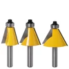 1pc 8MM Shank Chamfer Router Bit  15 22.5 30  Degree Milling Cutter for Wood Machine ► Photo 3/6