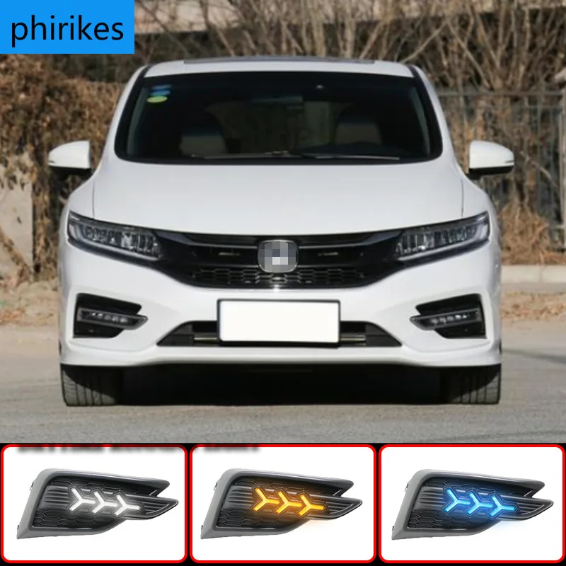 

Указатель поворота реле Водонепроницаемый автомобильные DRL Светодиодный дневной светильник для Honda Jade 2017-2018