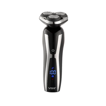 

Men Rechargeable Electric Shaver Waterproof Wet& Dry Electric Shaving Beard Shaver Machine Razor with 3 Heads USB Rechargeable