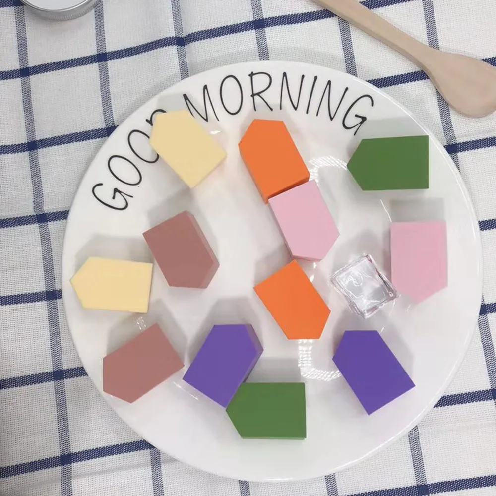 20 Pcs Cosmetic Puff Makeup Foundation Sponge Powder Smooth Beauty Cosmetic Various Make Up Sponge Beauty Tool With Box