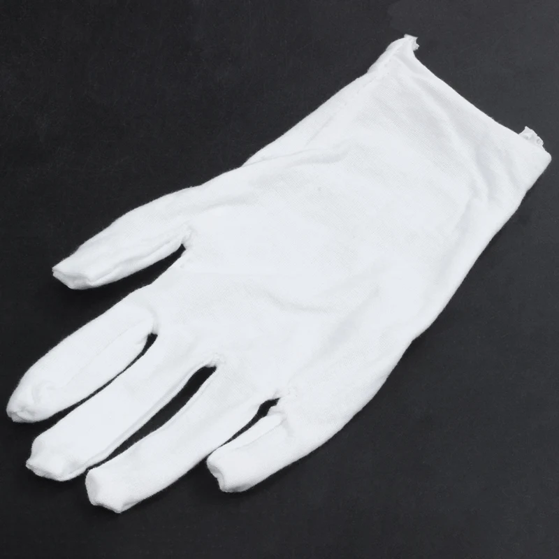 ABKT-White Cotton Gloves Anti-static gloves Protective gloves for Housework Workers