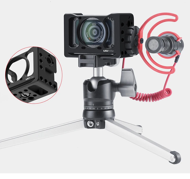 Алюминиевый защитный чехол для камеры sony RX0 II для экшн-камеры sony RX0