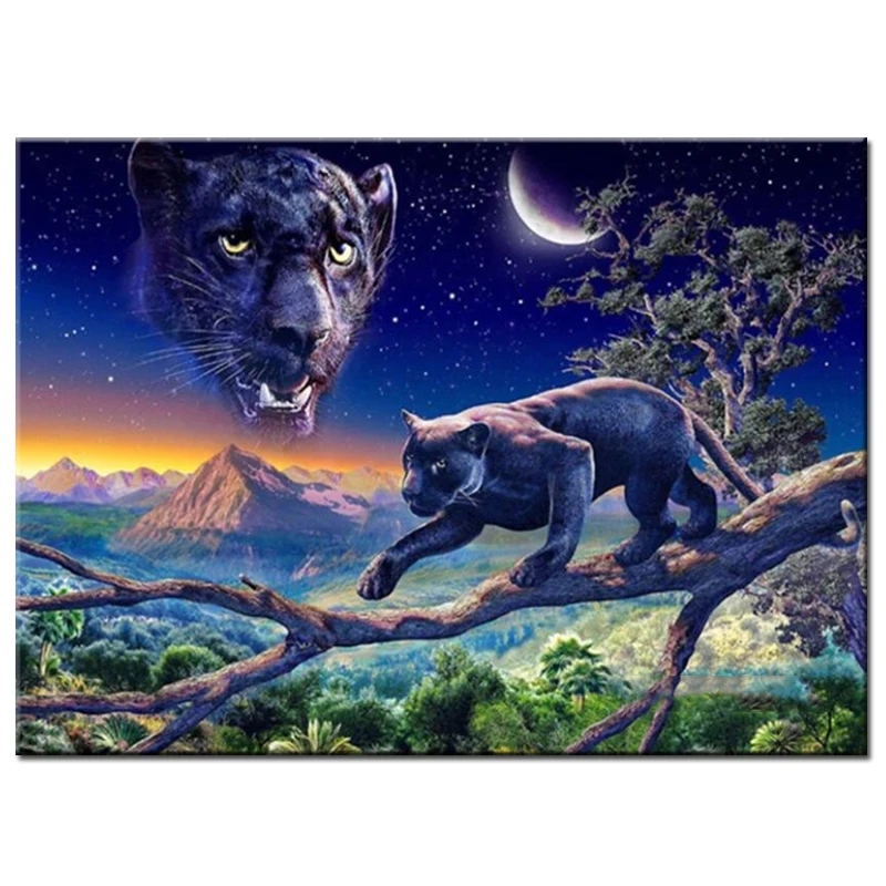 Алмазная живопись сделай сам вышивка крестиком алмазная животное Красивая