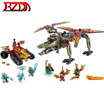 

Legendlys of Chima Movie 863PCS King Crominus Rescue Lion Building Block Children Toys Compatible Lepinblocks Model Toys 70227