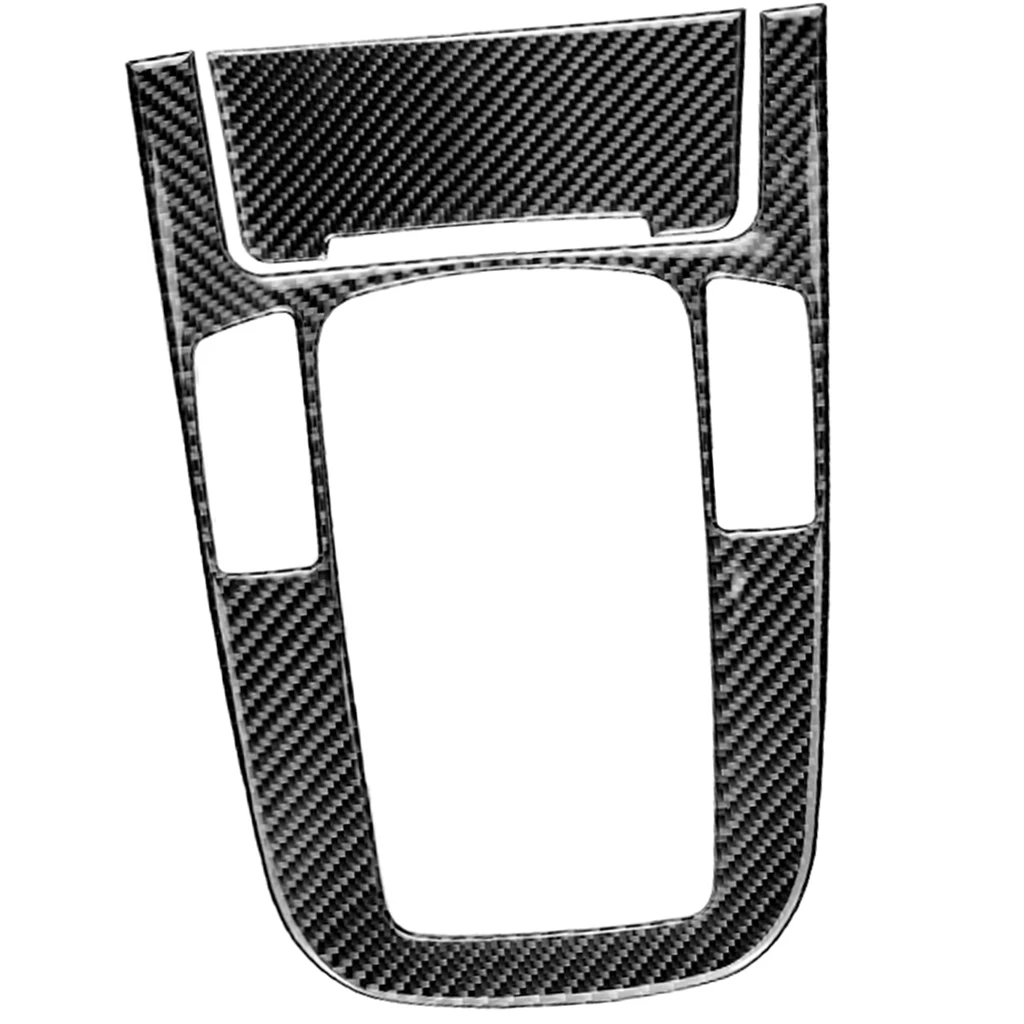 1 Set Carbon Fiber Interior Car Gear Box Panel Cover Trim for Audi A5 A4L Q5 2009- 2010
