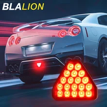 Led Car Brake Light Rear Strobe Extra Modified Warning Light Red Taillight Anti Collision Flashing Brake Cruise Auto Signal Lamp