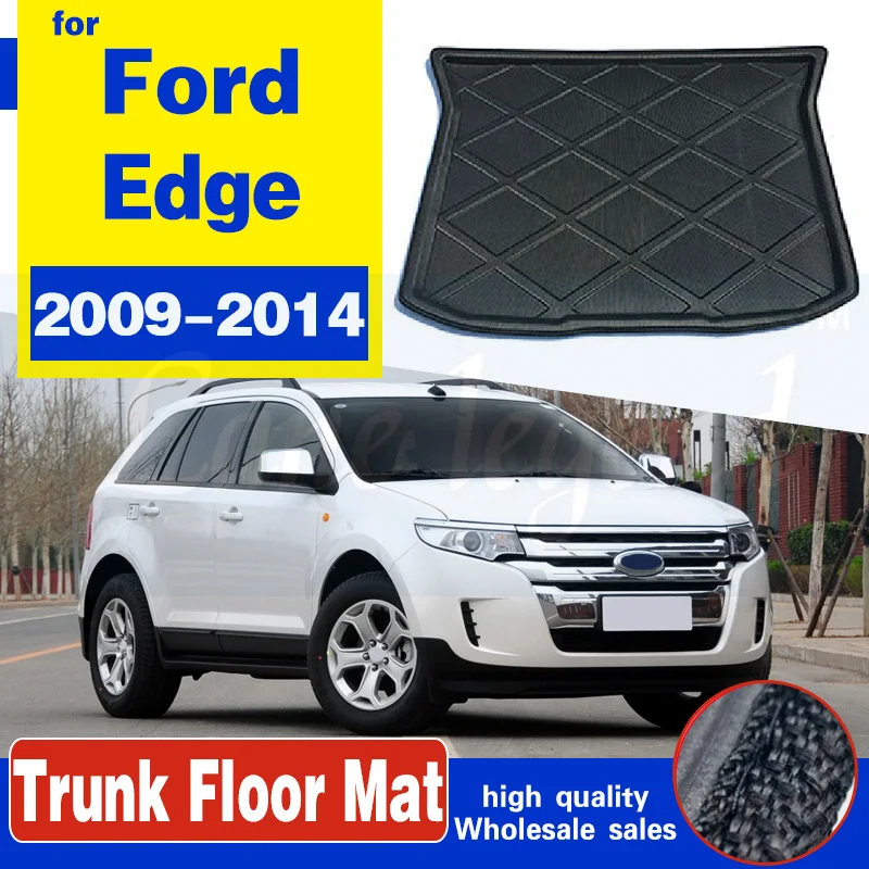 

High Quality Rear Trunk Cargo Mat Floor Tray Boot Liner Waterproof For Ford Edge 2009 2010 2011-2014 Protective Pad Auto part