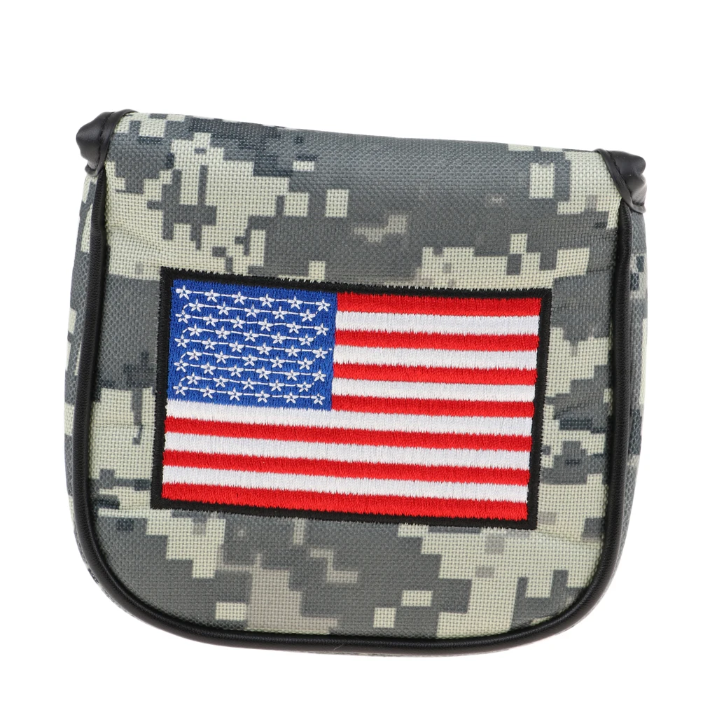 Premium Golf Mallet Putter Head Cover Protector Bag with Magnetic Closure