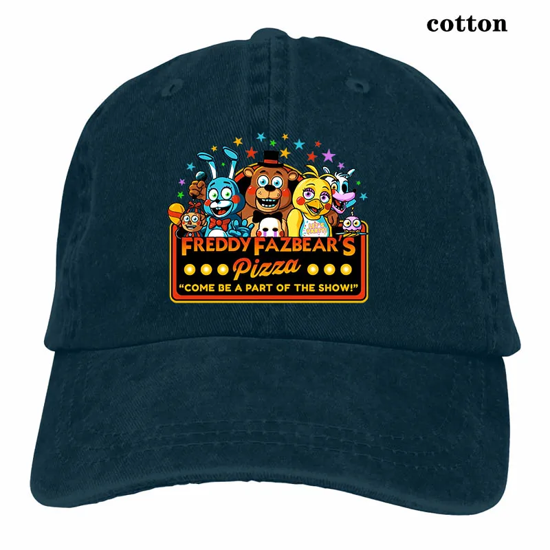 Freddy Fazbear's Pizza бейсбольная кепка для мужчин и женщин, Кепка для водителя грузовика, модная Регулируемая Кепка - Цвет: 3-Navy
