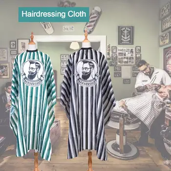 

New Hairdressing Cloth Striped Color Printing Pattern Apron For Salon Barber Cape Hairdressing Hairdresser Apron Haircut Capes