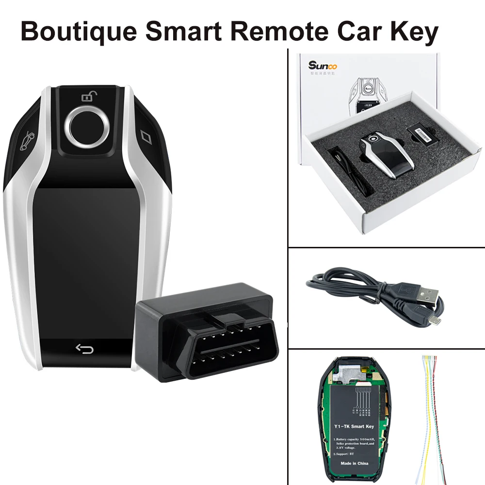 ЖК-экран модифицированный бутик Smart Control Автомобильный ключ для BMW Benz Audi подходит