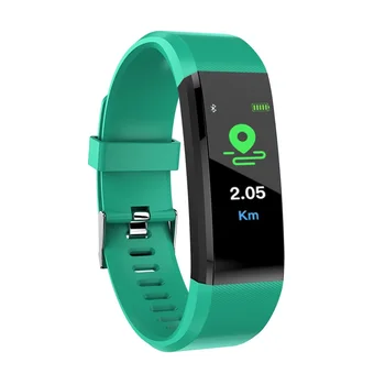 

696 115 Smart Bracelet Fitness Tracker Step Counter Activity Monitor Band Alarm Clock Vibration Wristband IOS Android phone