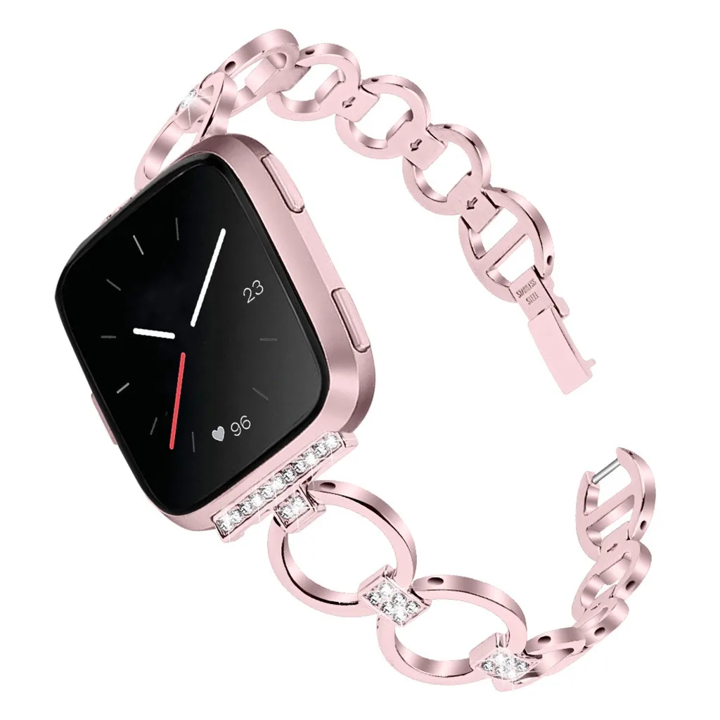 Для Fitbit Versa Lite Браслет замена девушки часы ремешок наручный браслет Роскошные умные часы долговечные аксессуары#802