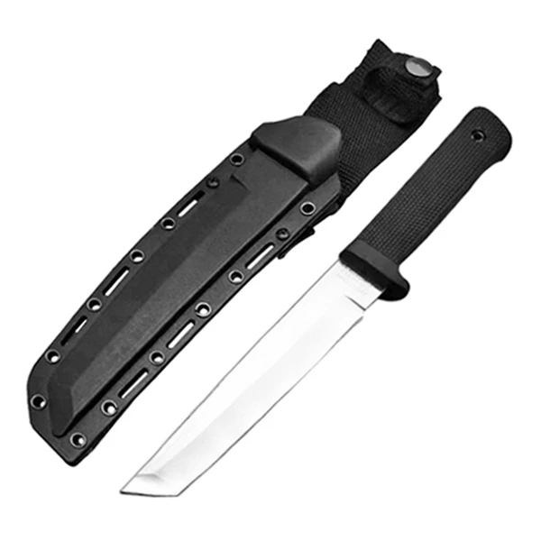 DuoClang холодная сталь военный тактический нож с фиксированным лезвием нож для выживания в дикой природе и ABS оболочка San Mei - Цвет: A