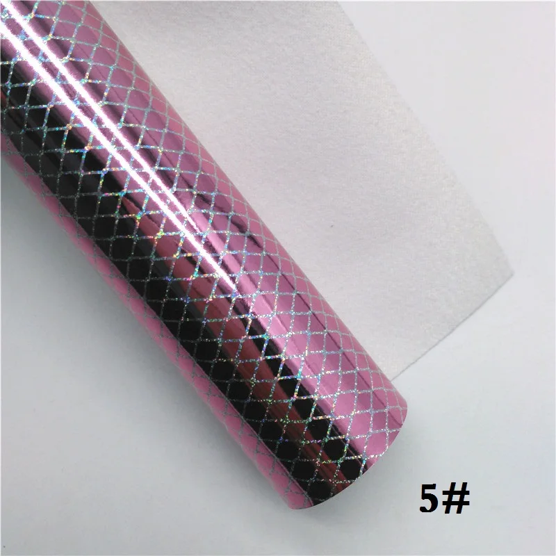 Glitterwishcome 21X29 см A4 размер винил для бантов переливающийся бриллиант кожа ткань искусственная кожа листы для бантов, GM640A - Цвет: 5