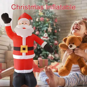 

Christmas Inflatable Santa Claus Ornaments Garden Arrangement Decoration for Costume Cosplay Party