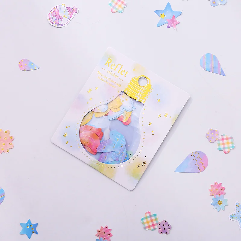AngelHere 30 шт./лот горячая штамповка стикер Kawaii креативный цветок стикер s планировщик украшение книги DIY Материал Рождество стикер - Цвет: 7