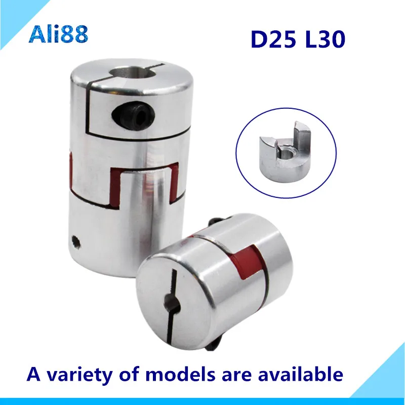 3pcs flexible 10*8mm coupler coupling CNC ballsrew and stepper servo motor shaft